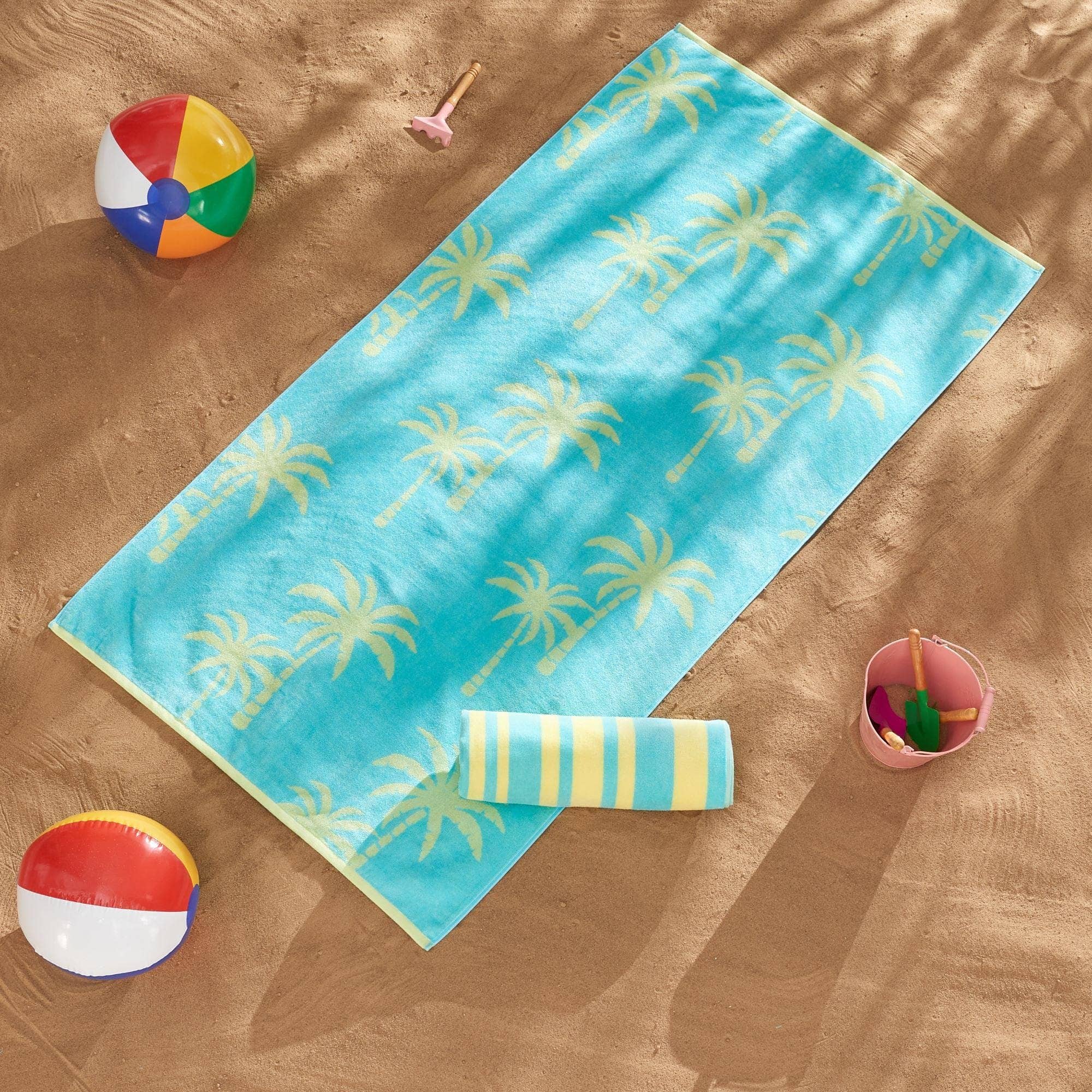 BH Collective - Wholesale Beach Towel - Beach Towels - 100% Cotton Jacquard, 2pk  - Playa Collection25