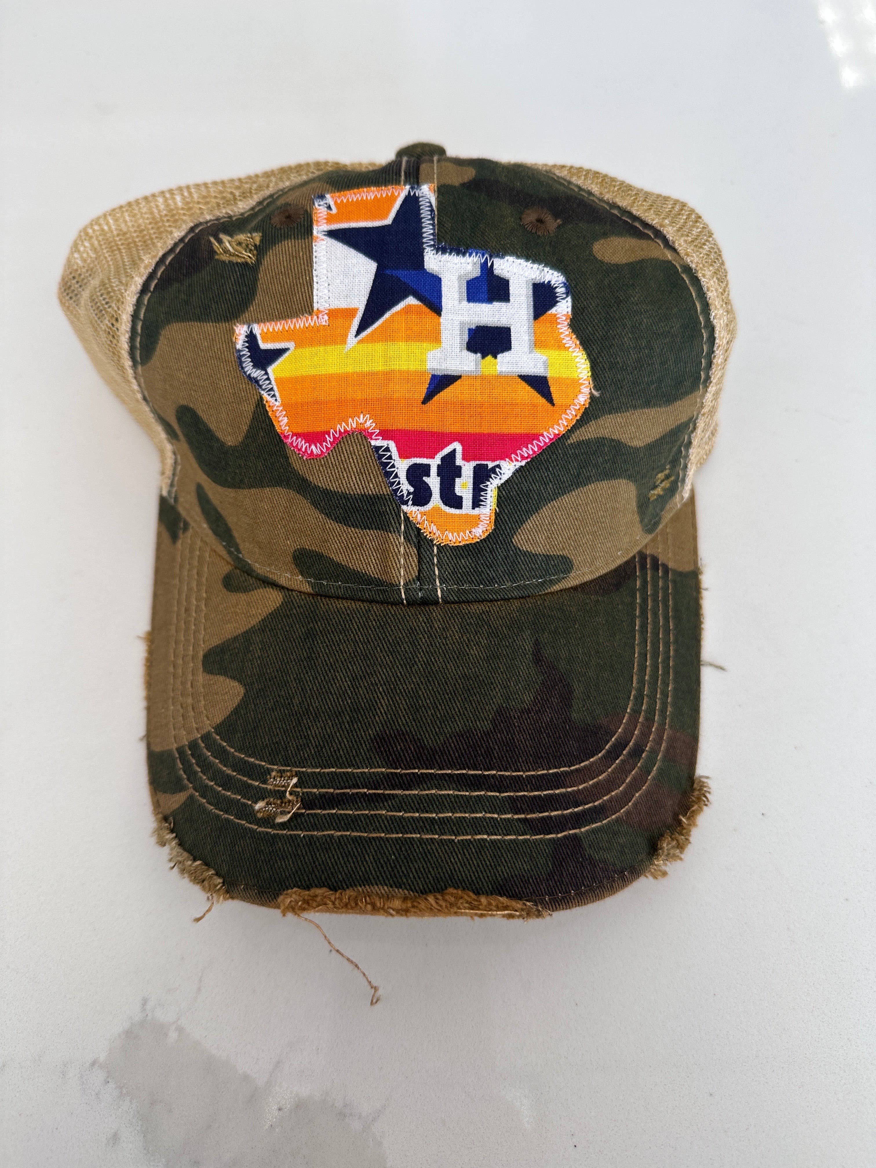 Sweet Texas Treasures - Wholesale Trucker Hat - Unisex - Throwback Houston Texas Dirty Trucker Hat 4