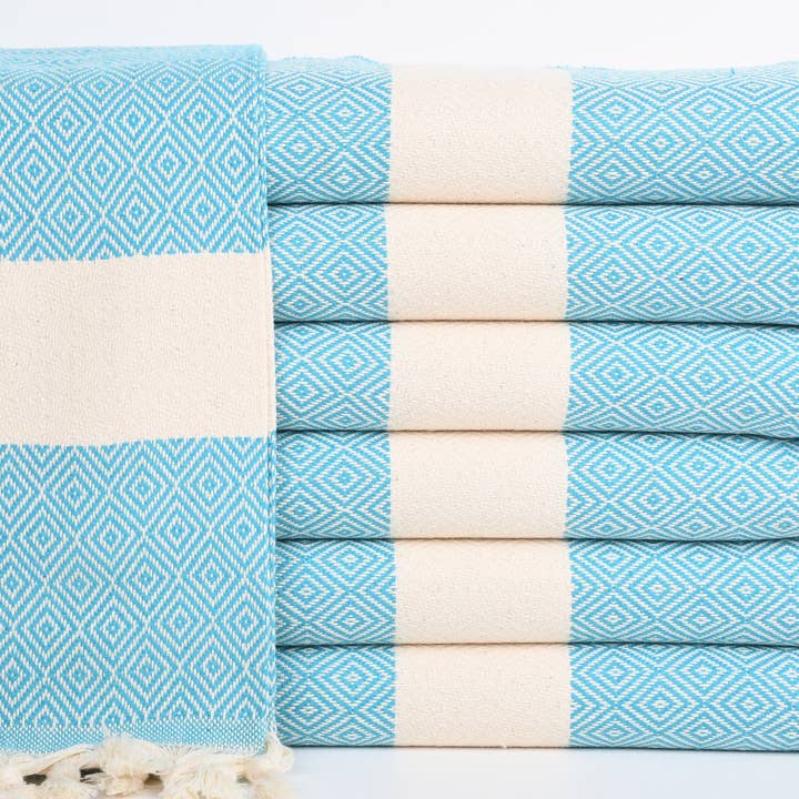 Panno Organico, Panno Lussuoso a Diamante per la vendita all'ingrosso da parte di Organic Turkish Towels