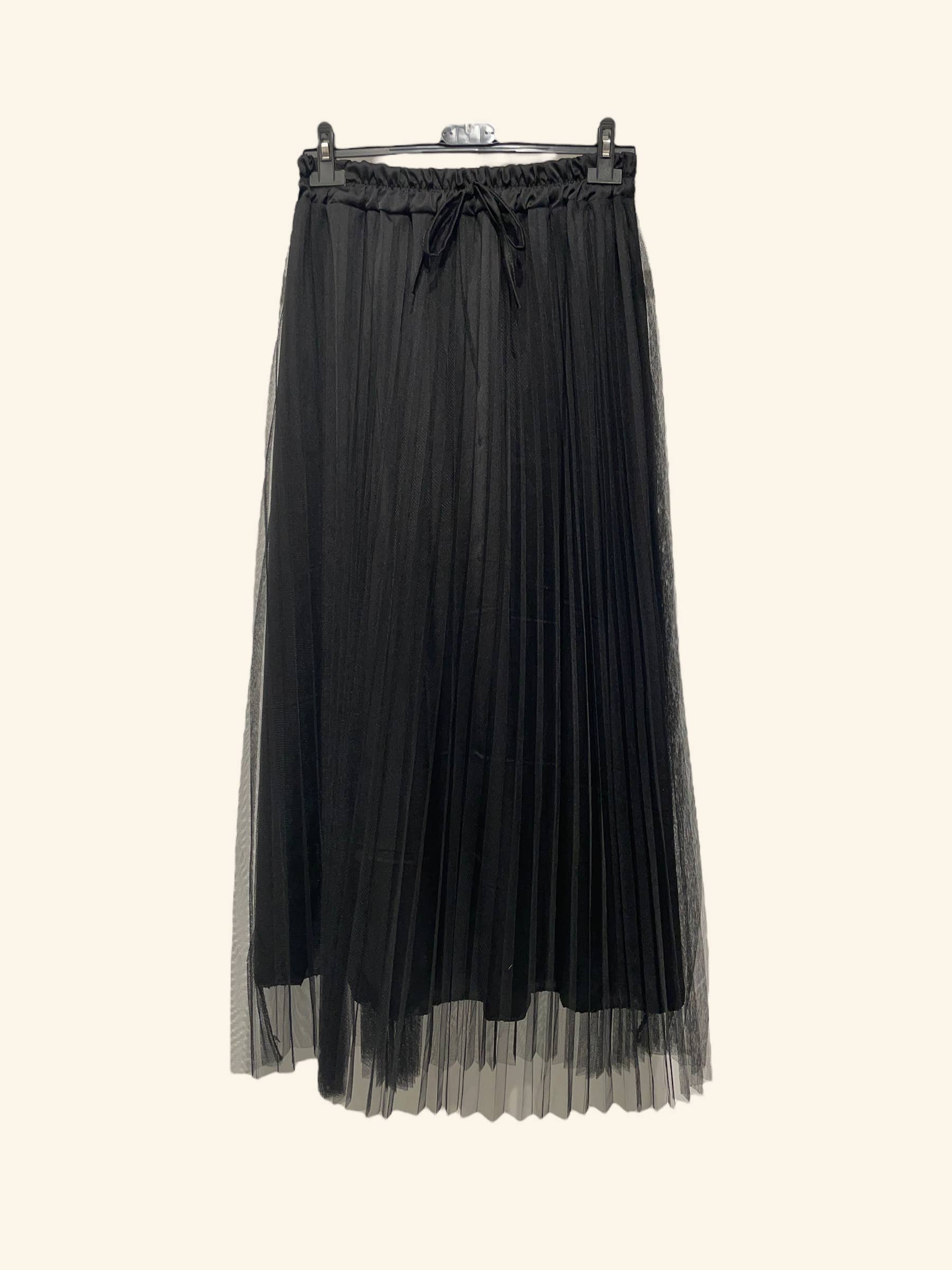 Nota bene - Wholesale Skirt - Women's - Long pleated tulle skirt Art 5352111