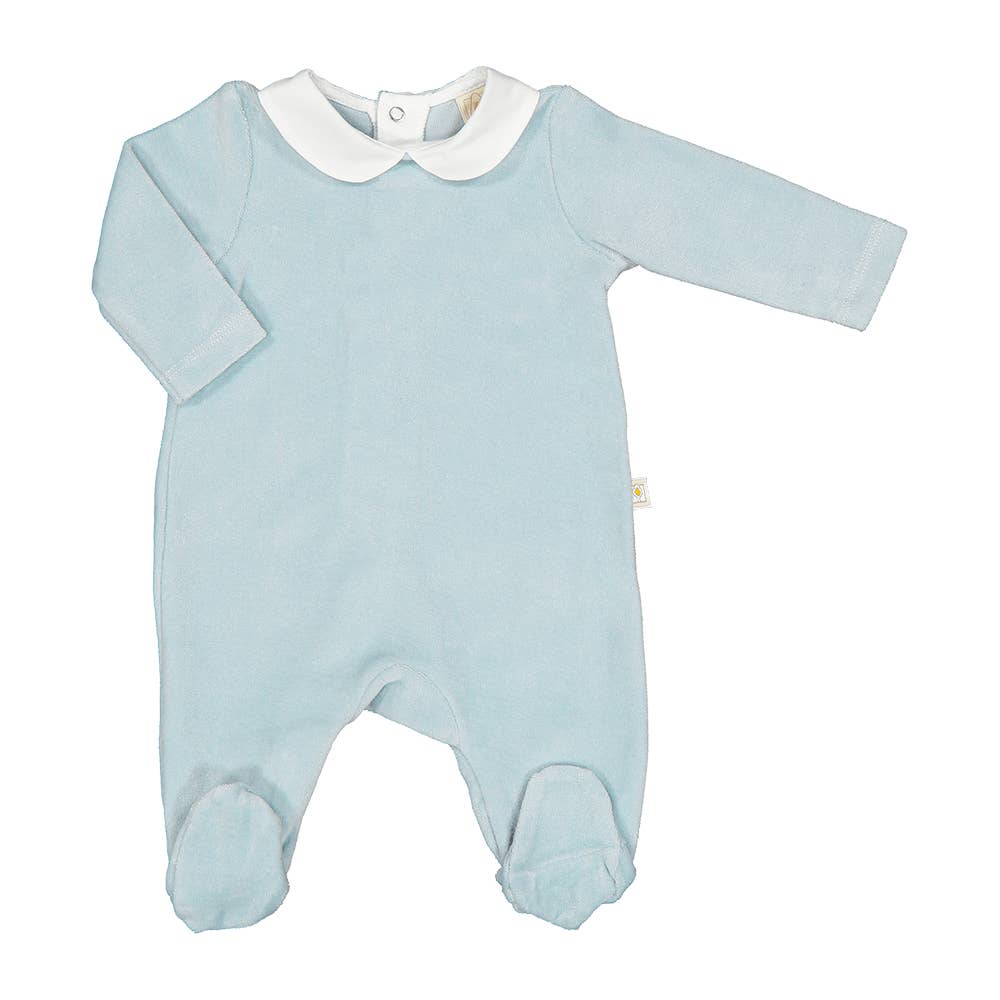 Filobio - Wholesale Jumpsuit - Baby - Organic Chenille Warm Onesie With Contrast Collar