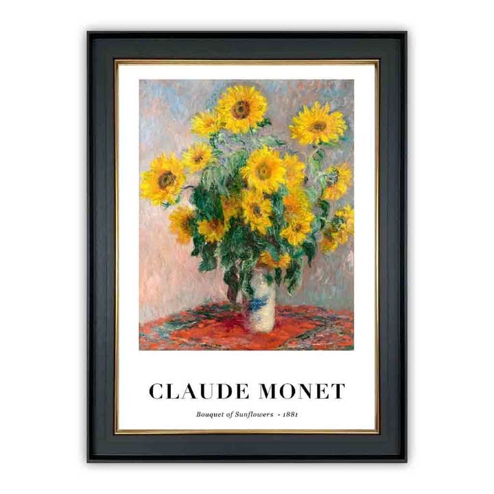 Monet - Bouquet of Sunflowers for wholesale by Artze Wall Art