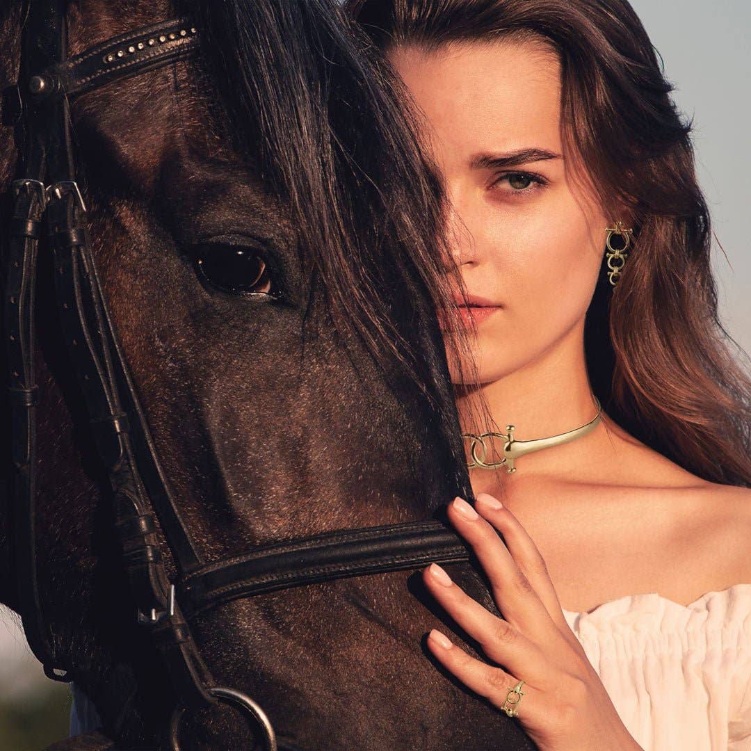 URBAN-EQUESTRIAN – Engroshandel Båndring – Talisman - Hestebid Equestrian Ring i Guld1