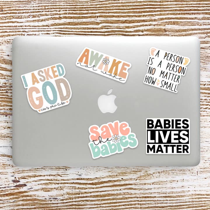 Patriot Girl Sticker Company - Wholesale Sticker - Pro Life A Person's A Person No Matter How Small Sticker