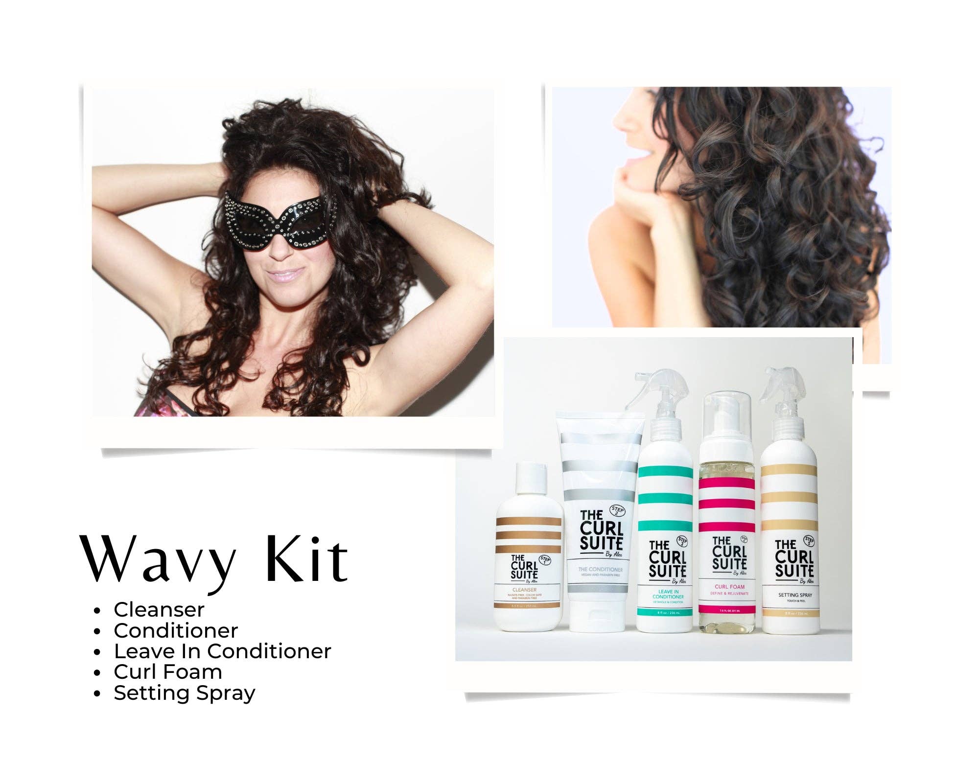 The Curl Suite - Wholesale Haircare Set/Kit - Wavy Kit2