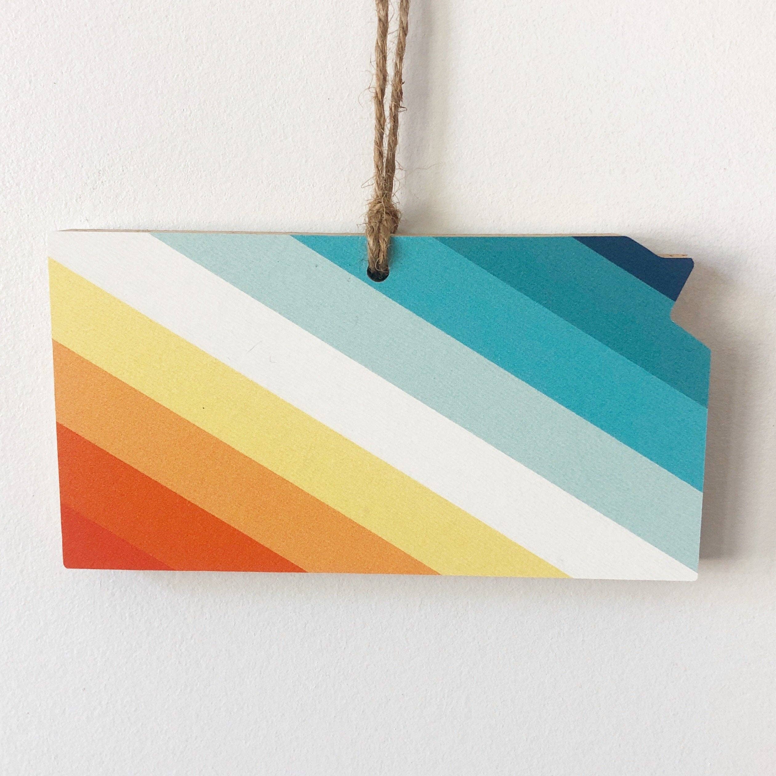 Hemlock & Heather - Wholesale Ornament - '76 Stripes State Ornaments19