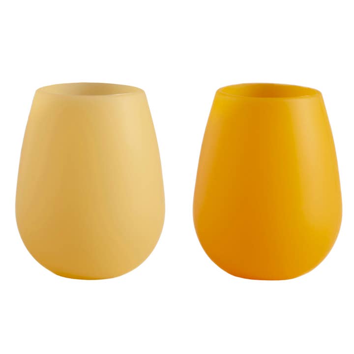 porter green | style + sustainability - Wholesale Drinking glass/cup - Buttermilk + Sunflower | Fegg | Silicone Unbreakable Glasses1