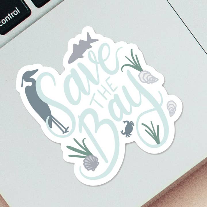 Adhesivo de vinilo Save the Chesapeake Bay para venta al por mayor de Chesapeake Charm Shop