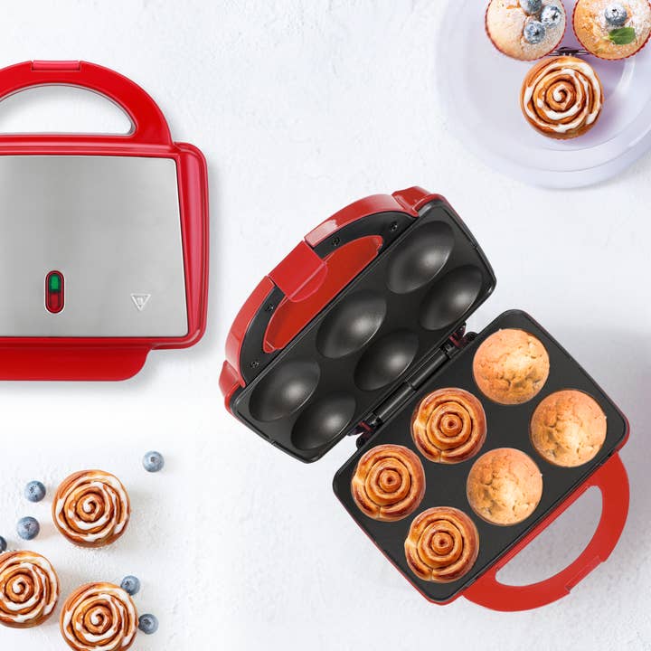 Holstein Housewares - Wholesale Kitchen Appliance - Holstein Housewares Cupcake Maker 6 Full Size Muffins26