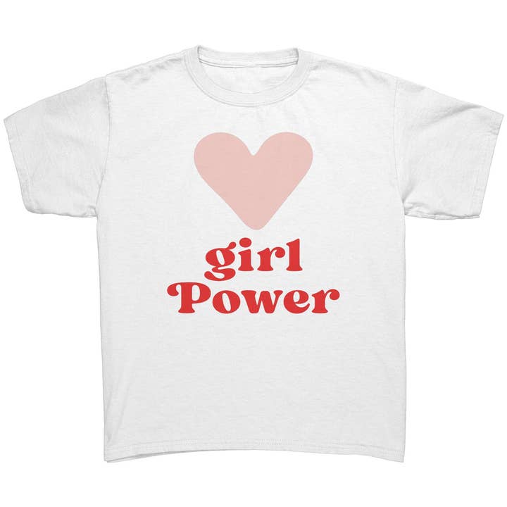 Girl Power Youth Tee for wholesale by Mimi + ruby