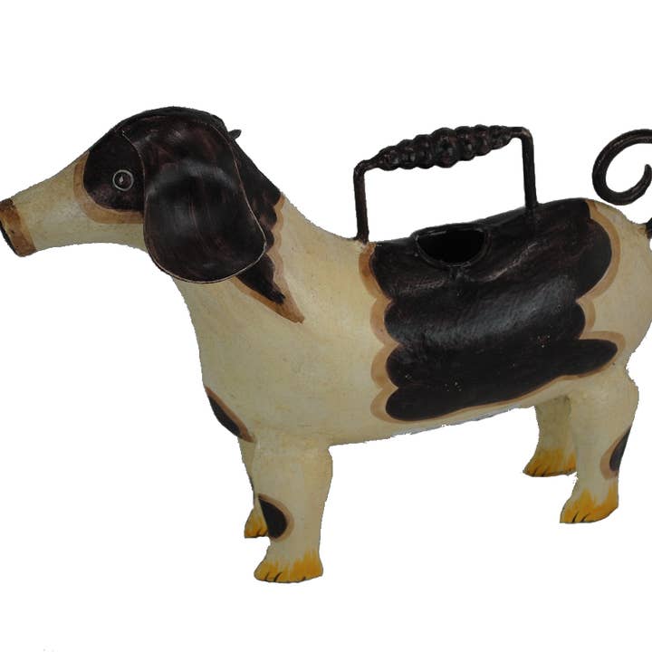 Spectrum Home Fashions, Inc. - Wholesale Watering Can - Dog Watering Can metal, handmade and painted rustic 14"0
