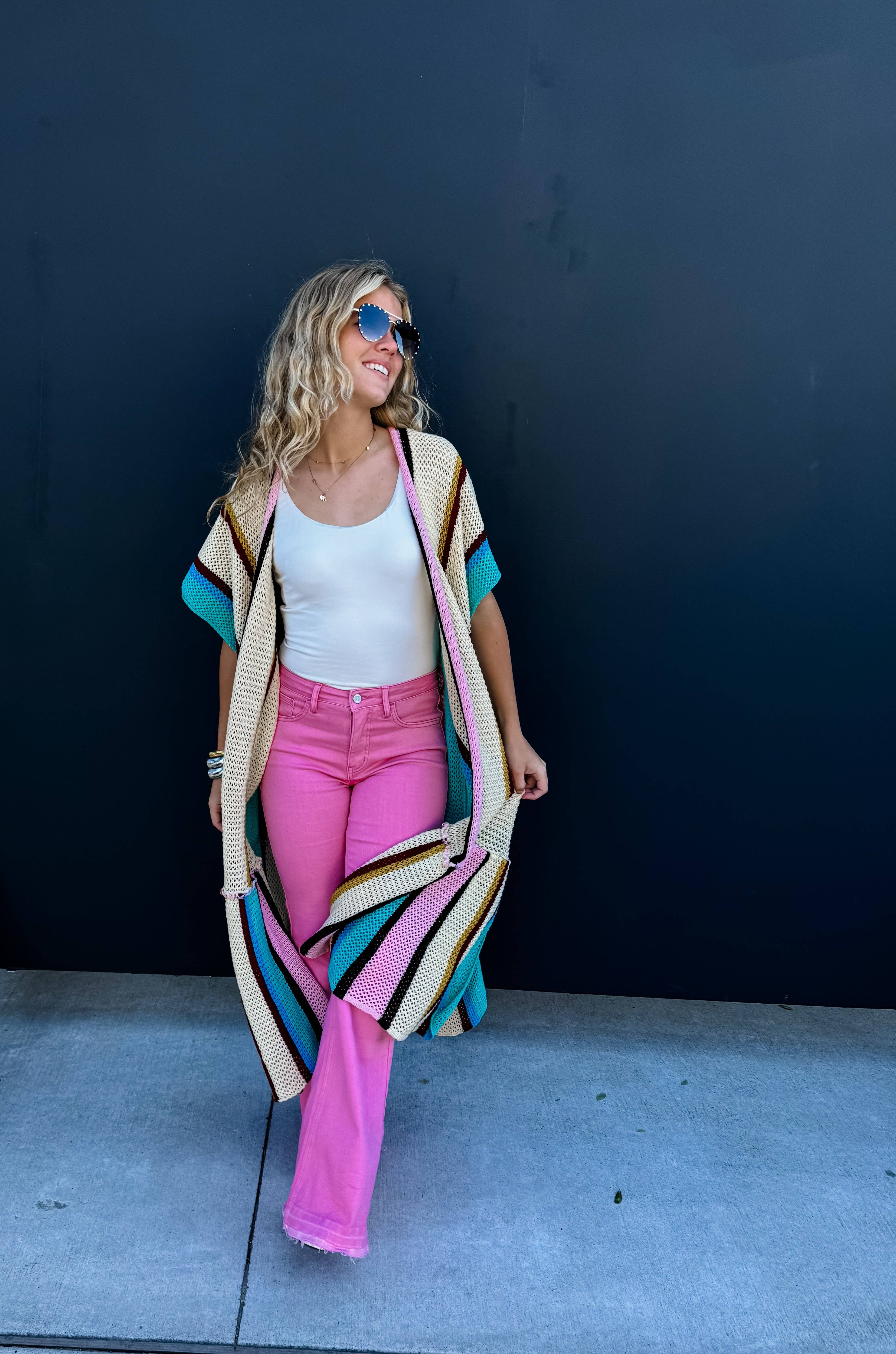 BLAKELEY - Wholesale Jeans - Women's - JAYDE PINK TUMMY CONTROL JEANS4