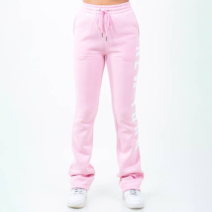 American Bazi - Wholesale Lounge Sweatpants/Joggers - Women's - NEW YORK STACKED SWEATPANTS-RJH10145NY