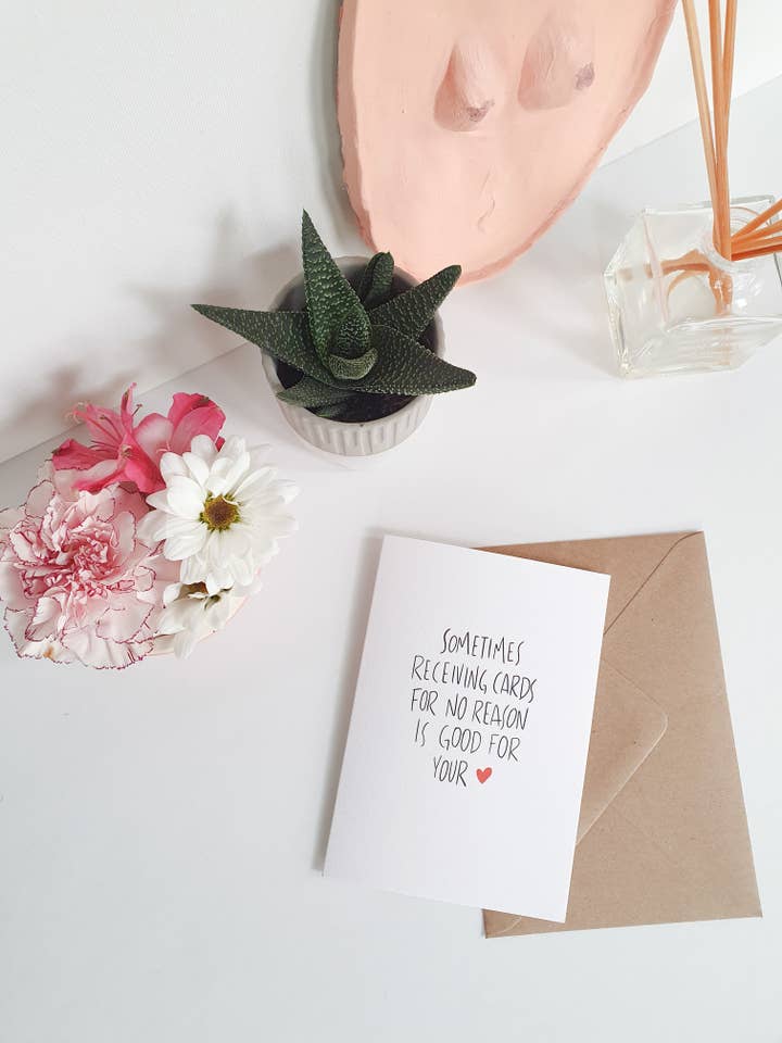 Sweet Greeting Card for wholesale by Anna Obert Illustration