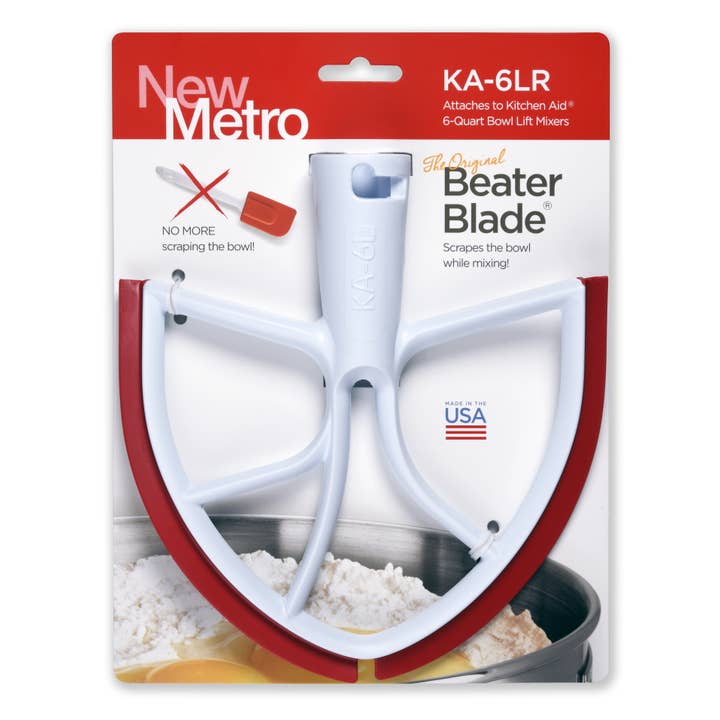 New Metro Design - Wholesale Kitchen Tool/Gadget - KA-6L Plastic Body BeaterBlade for 6 & 7-QT Bowl-Lift Mixers
