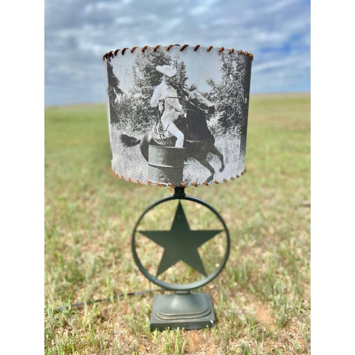 Red Dirt Ranch Clothing Company - Wholesale Lamp Shade - Lampshade Barrel Racing Rodeo Legends2