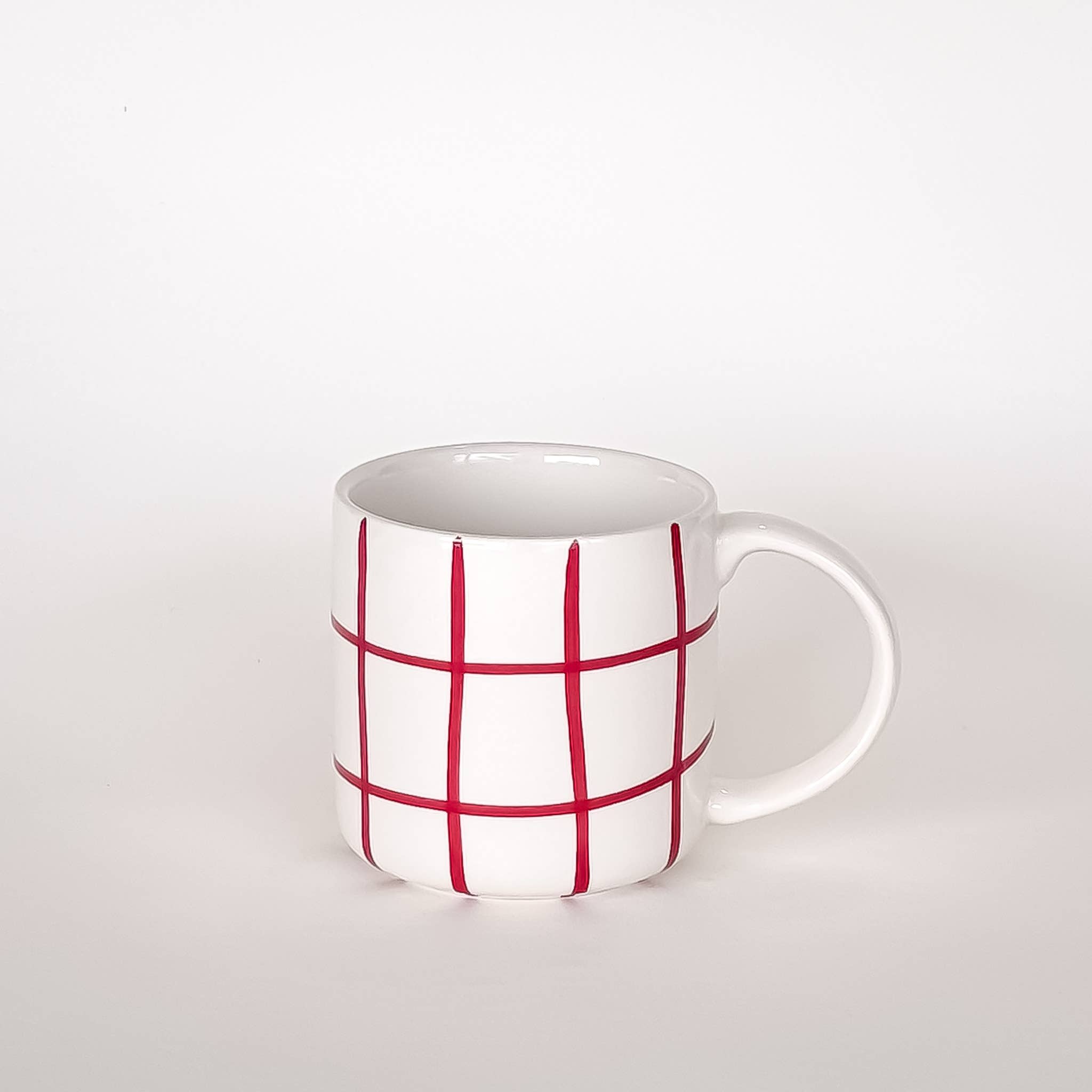 Magazin Minori - Wholesale Coffee Mug - Becher Grid - tramonto red0