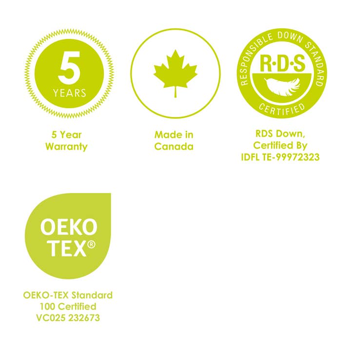 Canadian Down & Feather Company - Venta al por mayor Almohadas - Almohada perfecta para plumón hutterite canadiense5