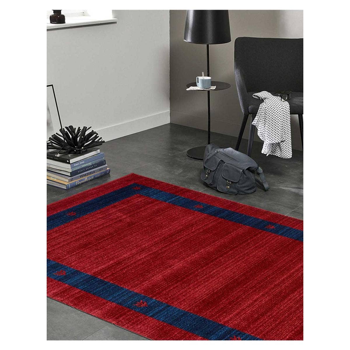 O&Ko - Wholesale Rug Pad - Chobay 5 120x180cm Red Living Room Rug1
