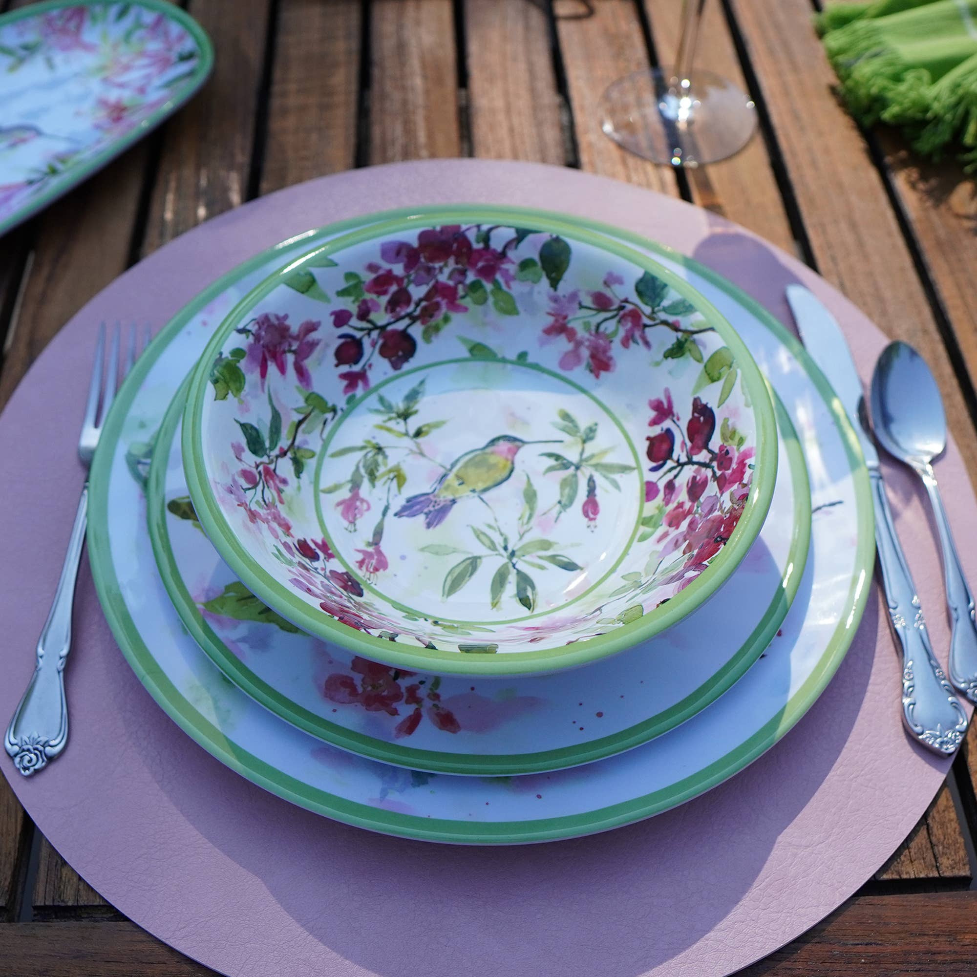 Certified International - Wholesale Salad Plate - Hummingbirds Salad Plate 9in5