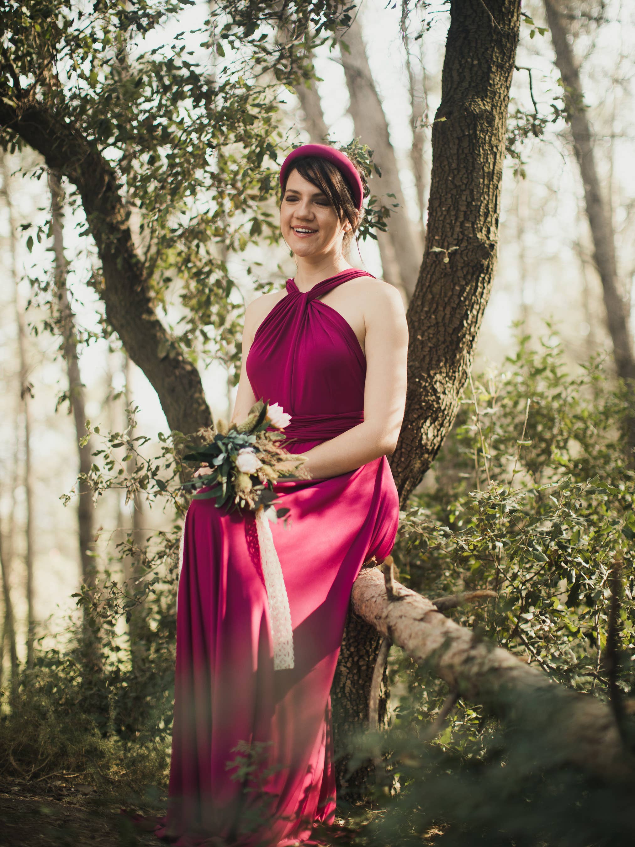 CEYLAN BCN - Vente Robe de soirée – femme - Robe longue Orchid6