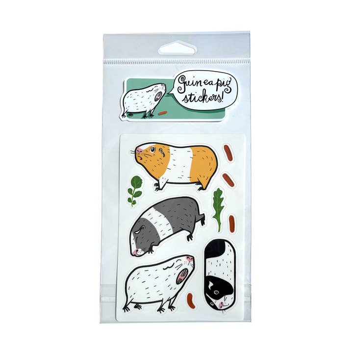 Fuffernutter - Wholesale Sticker - Sticker - Guinea Pig Sticker Pack0