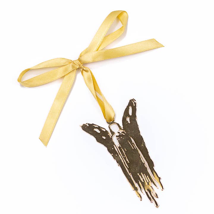 The Royal Standard - Wholesale Ornament - Guardian Angel Ornament Gold 4"