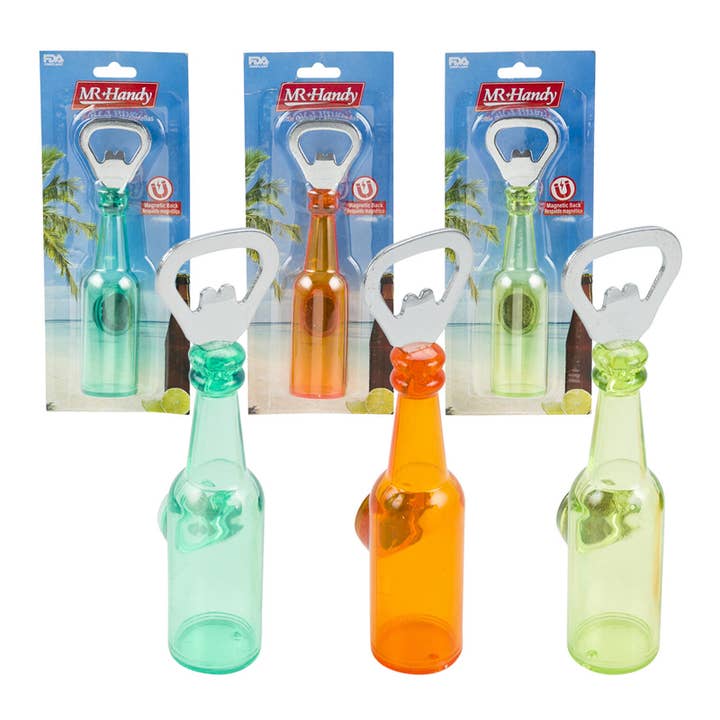Abre-garrafas Magnético - 3 Cores por atacado de Deluxe Import Trading