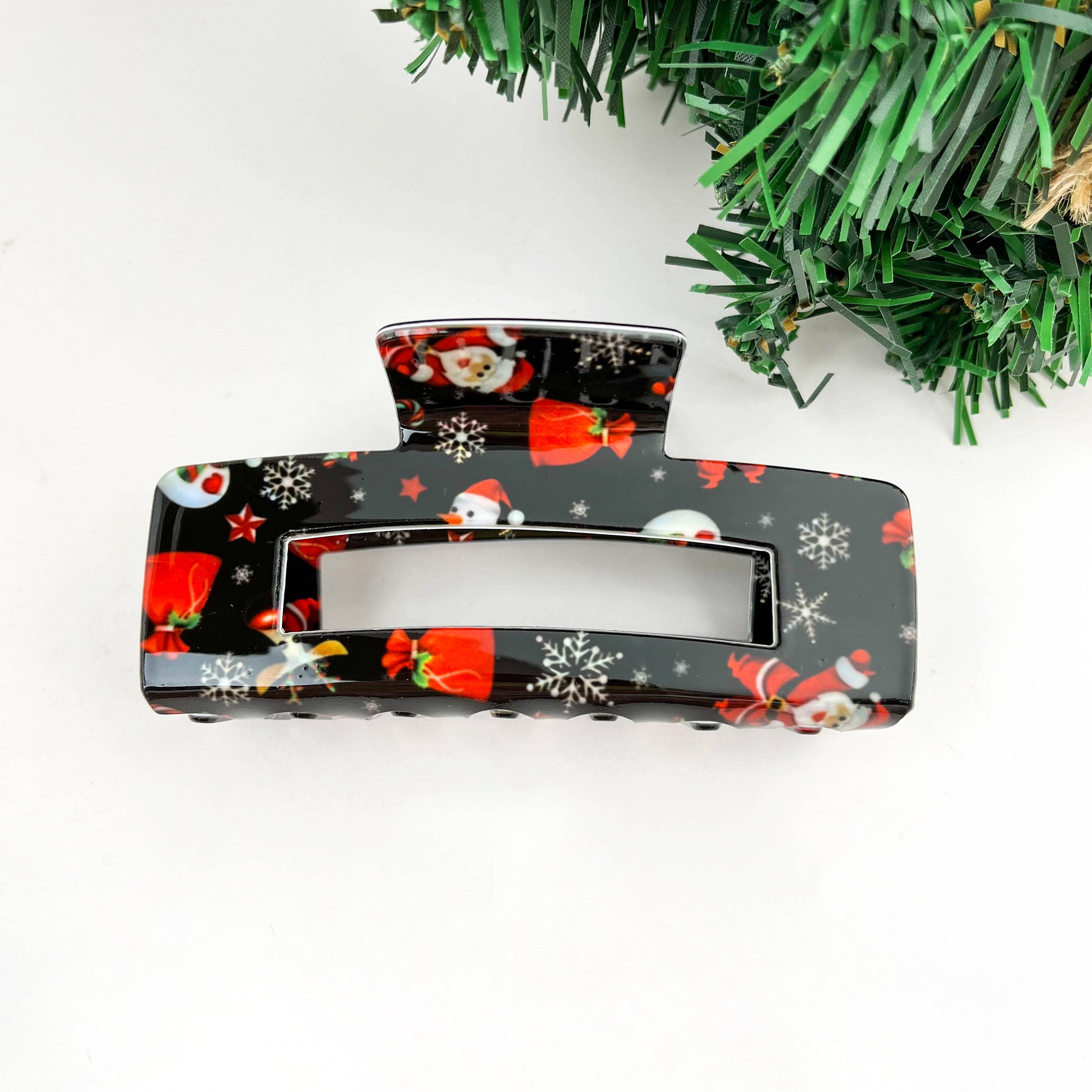 TheDivaSoap - Wholesale Hair Clip - Women's - Christmas Series Rectangular Hair Claw Clips9