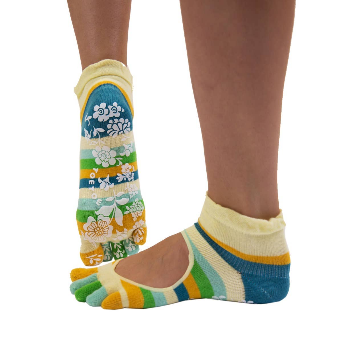 TOETOE - Wholesale Socks - Unisex - Yoga&Pilates - Anti-Slip Serene Ankle - Toe Socks17