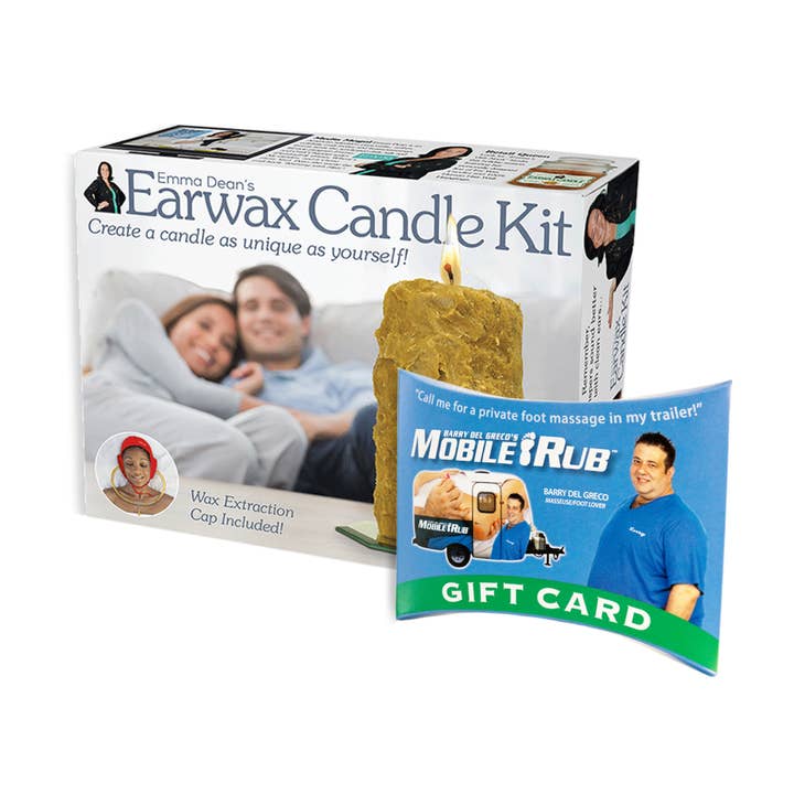 Caja de regalo Small Prank, kit de velas para cerumen y móvil Rub GCH para venta al por mayor de Prank-O