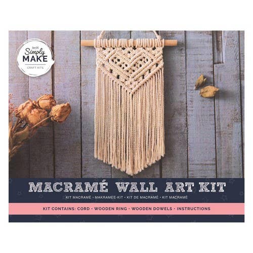 West Design Products - Wholesale Doe-het-zelf-knutselset - Eenvoudig Macramé Wandkunst Kit0