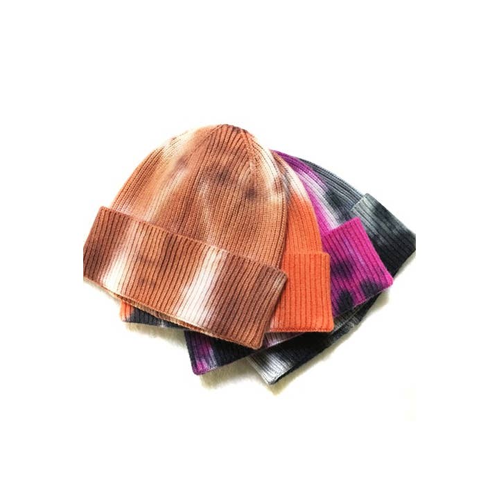 Suzie Q USA - Wholesale Beanie - Women's - Tie-Dye Knit Beanie5