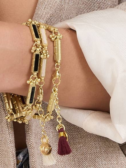 Bracelet en émail Sahar pour la vente par House of Tuhina, US