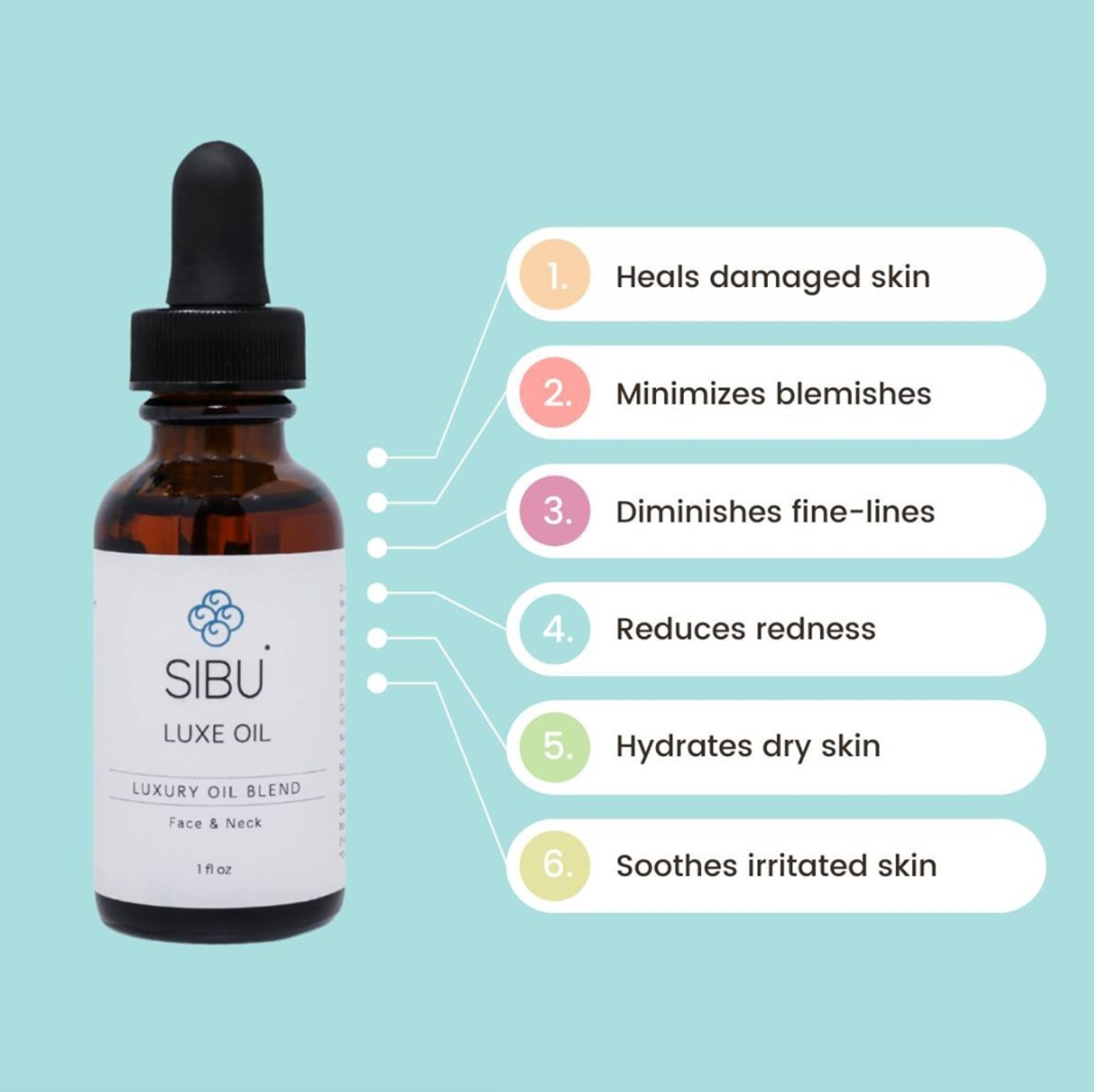 SIBU - Vendita all'ingrosso Olio viso - SIBU Luxe Oil Olio viso idratante e curativo8
