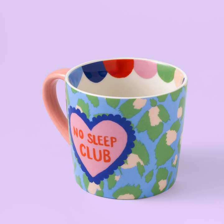 Eleanor Bowmer - Vendita all'ingrosso Tazza - Tazza Verde Leopardo No Sleep Club1