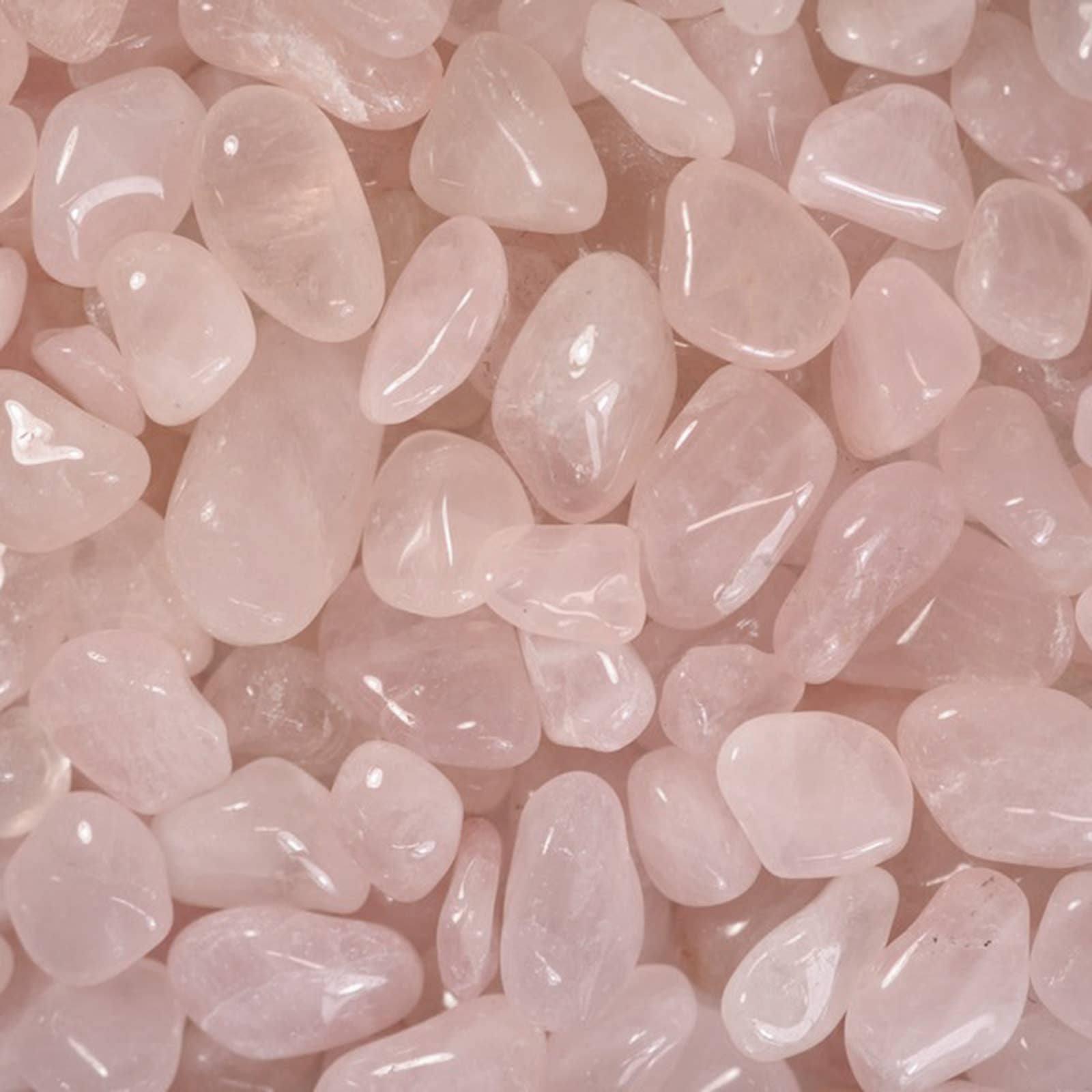 Fantasia Mining - Wholesale Spiritual Stone/Crystal - Tumbled Rose Quartz - M - A Grade - Brazil (1 lb)3