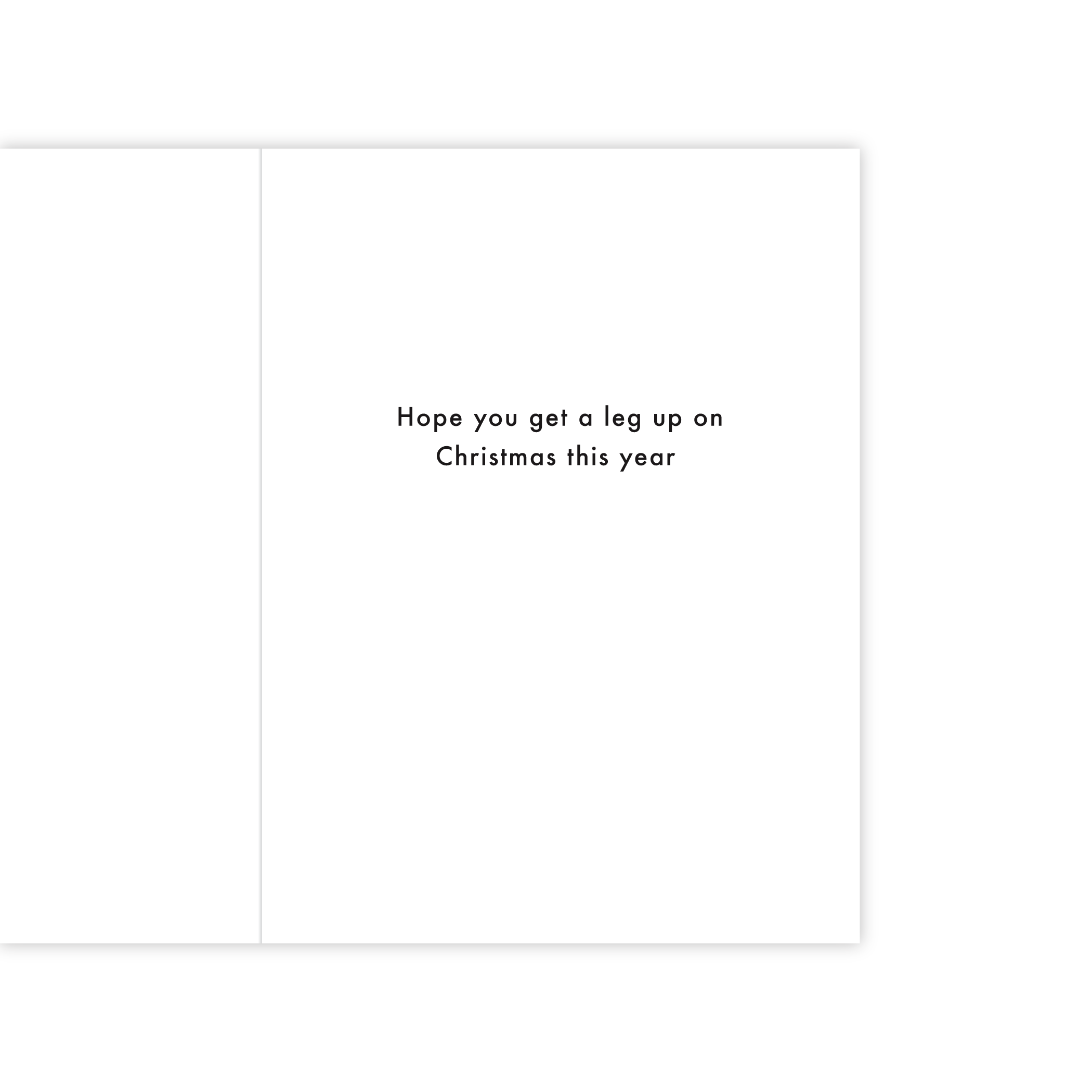 Lemon Lines - Wholesale Christmas Card - Leg Up on Christmas1