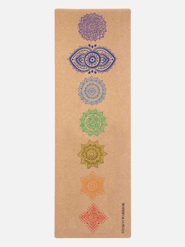Chakra Pro Cork Yoga Mat - Extra Long and Extra Wide for wholesale by Shakti Warrior