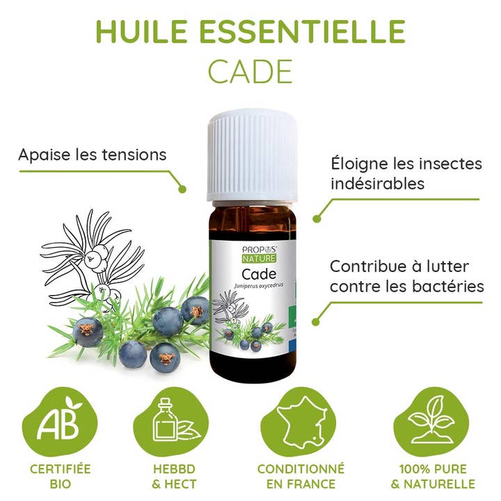 Propos'Nature - Wholesale Essential Oil - Organic Cade Essential Oil 10ml5