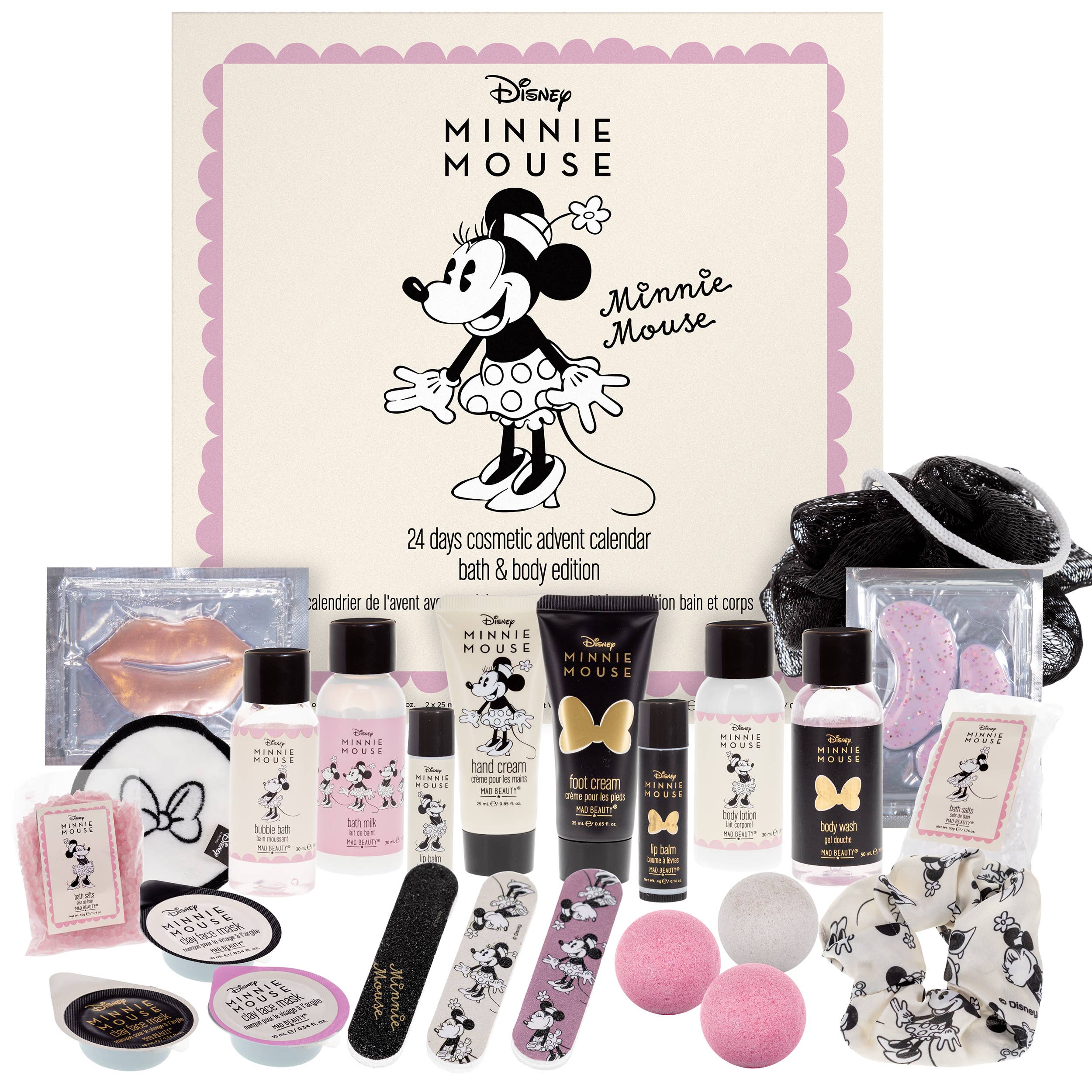 Mad Beauty - Vendita all'ingrosso Calendario dell'avvento - Mad Beauty Calendario Avvento 24 Giorni Disney Minnie Bow Magic2