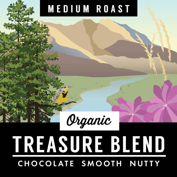Organic Treasure Blend for wholesale by Montana Coffee Traders