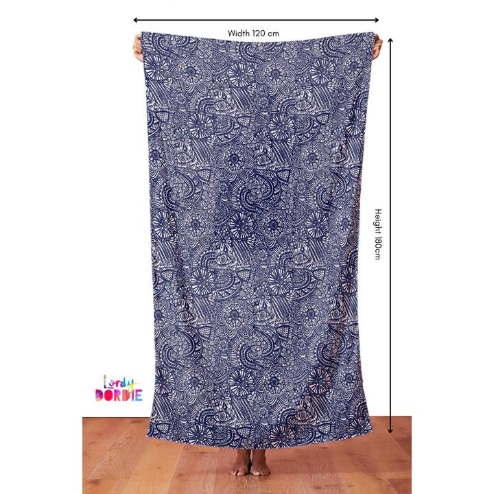 Lordy Dordie - Wholesale Swim Cover Up - Women's - Flowerbed - BEACH WRAP/ SCARF3