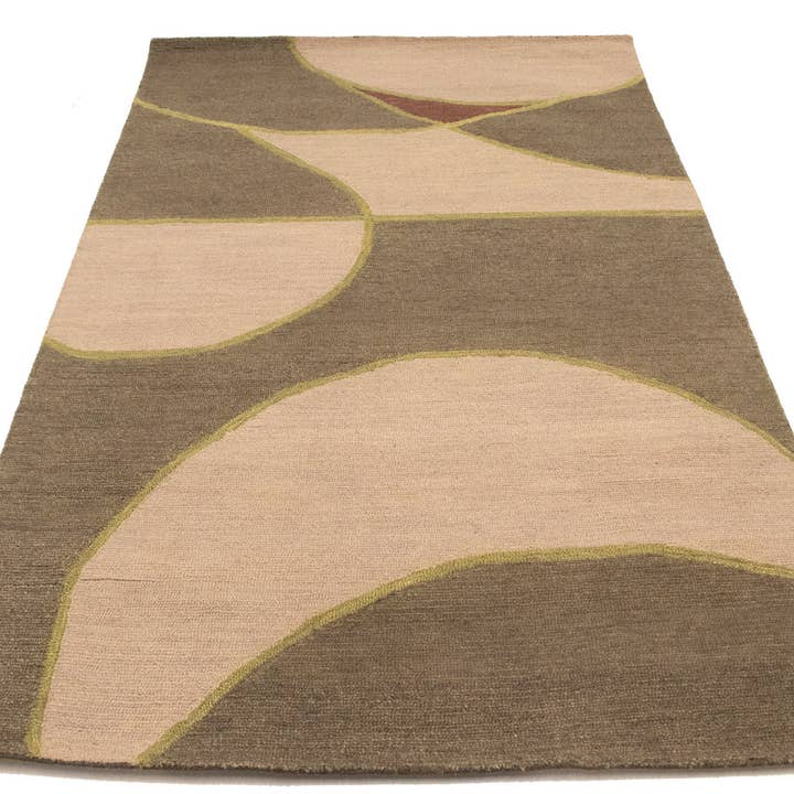 Multicolored 5X8 Modern Abstract Rug for wholesale by Magic Rugs Inc.