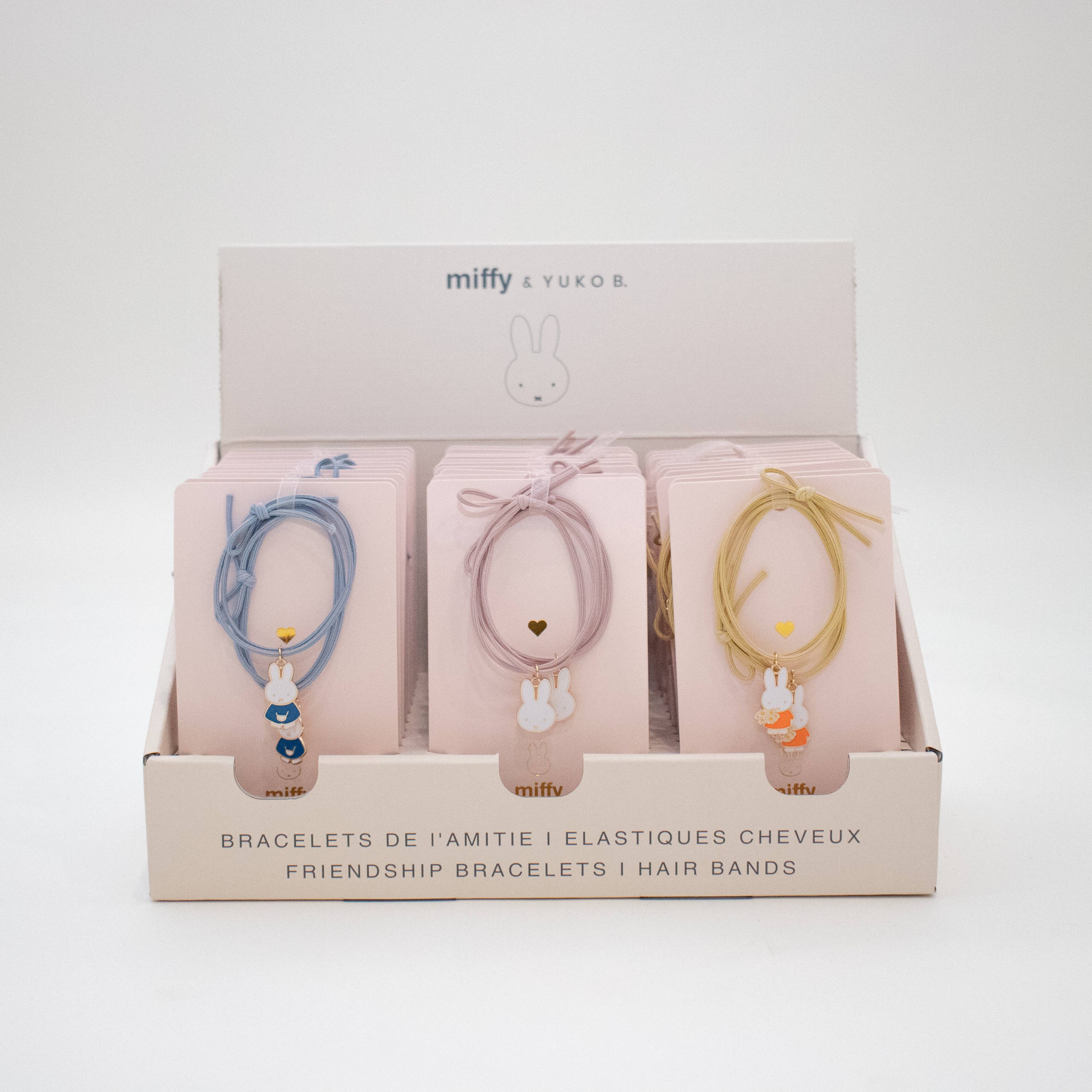 Yuko B - Wholesale Hair Tie - Kids - Friendship Bracelet Duo I Miffy Hair Elastics2