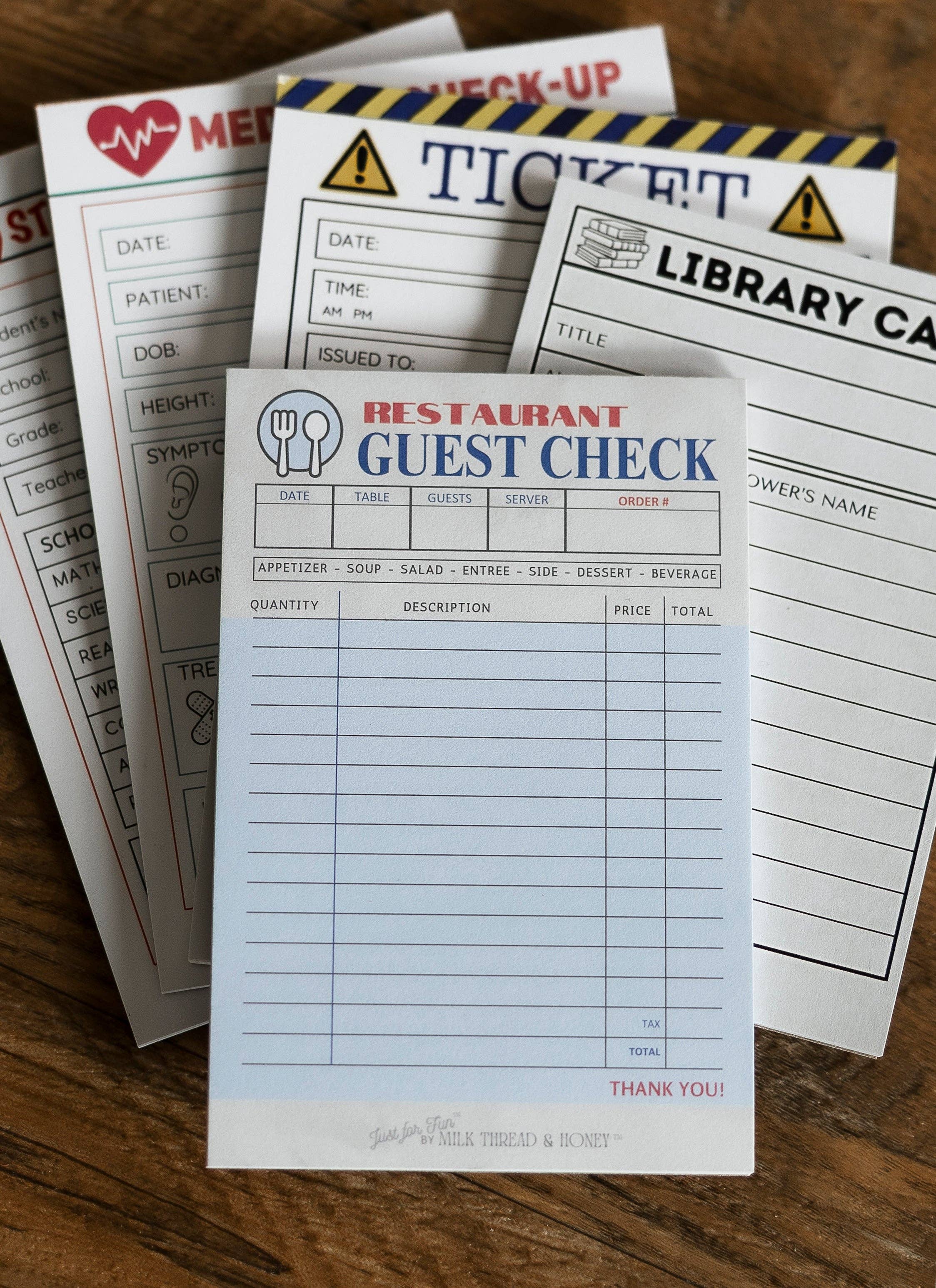 Milk Thread and Honey – Engroshandel Notesblok – Legespis Bibliotek Bogudlån Notepad2