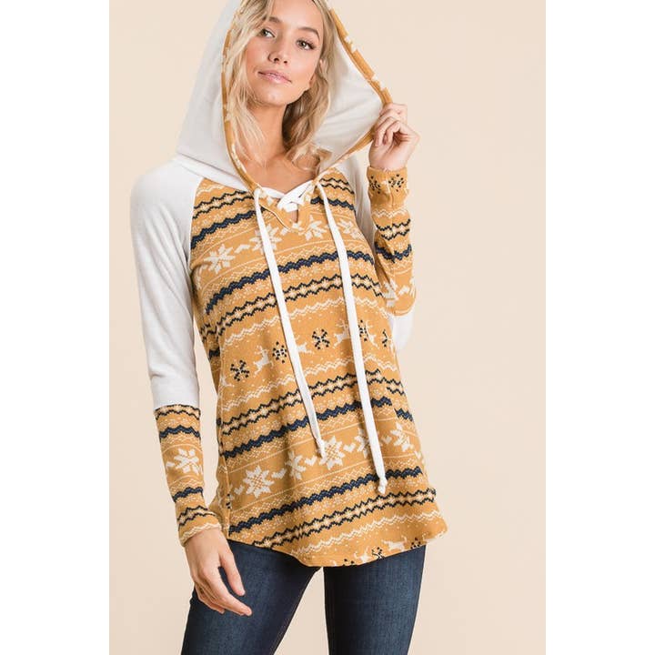 Juletrøje Top Med Hættetrøje for engroshandel hos Reborn J