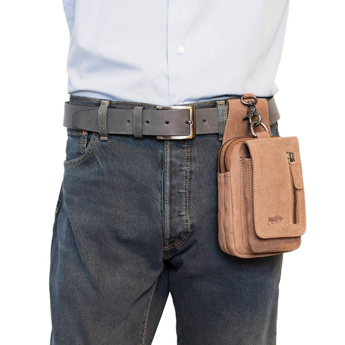 Arrigo - Wholesale Belt Bag - Unisex - Arrigo - Belt Pouch - Fanny Pack - Festival Pouch - Leather12