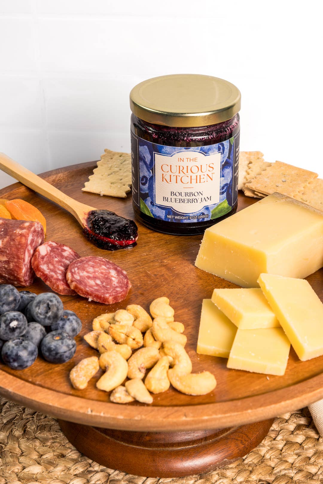 In the Curious Kitchen - Wholesale Jam/Jelly - Blueberry Bourbon Jam | 9 oz.4