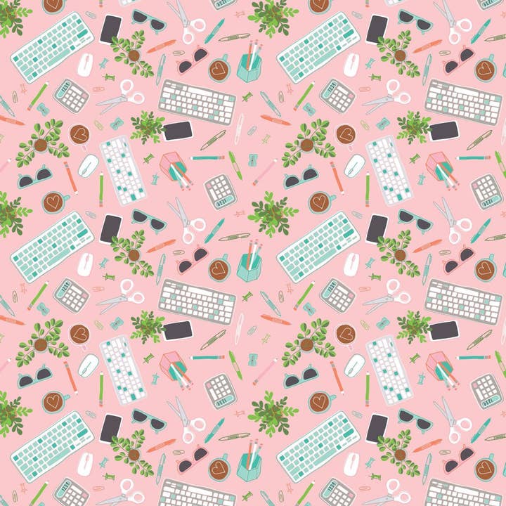 Home Office Collection Desk Flat Lay 100% Cotton for wholesale by Camelot